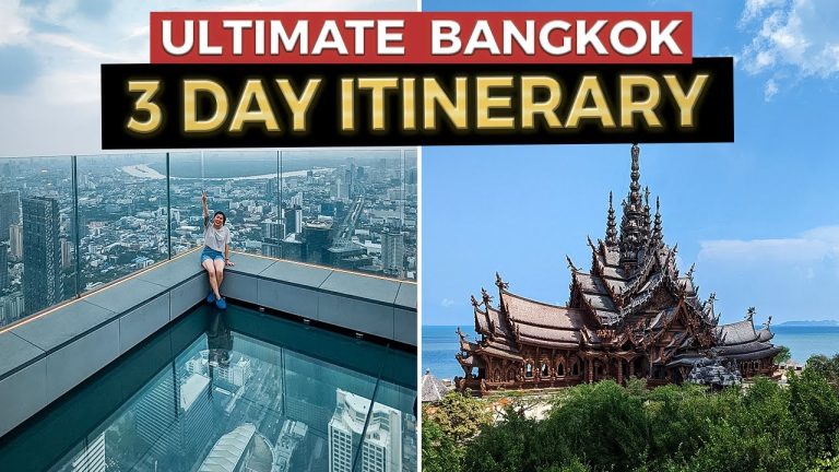 The Ultimate 3 Day BANGKOK Itinerary | Thailand Travel Guide (2024)