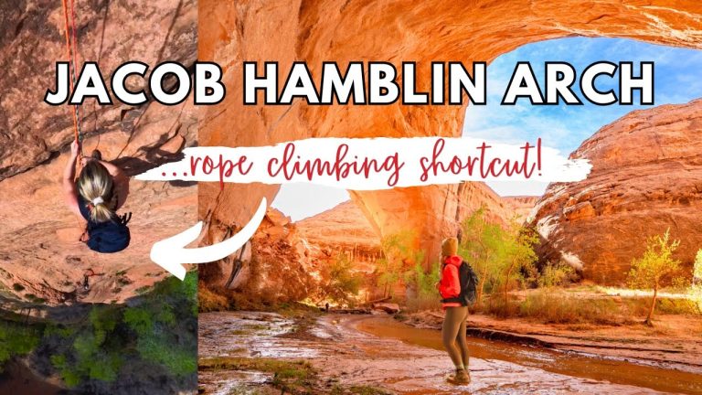 Jacob Hamblin Arch in Coyote Gulch: Sneaker Route Shortcut, Grand Staircase-Escalante